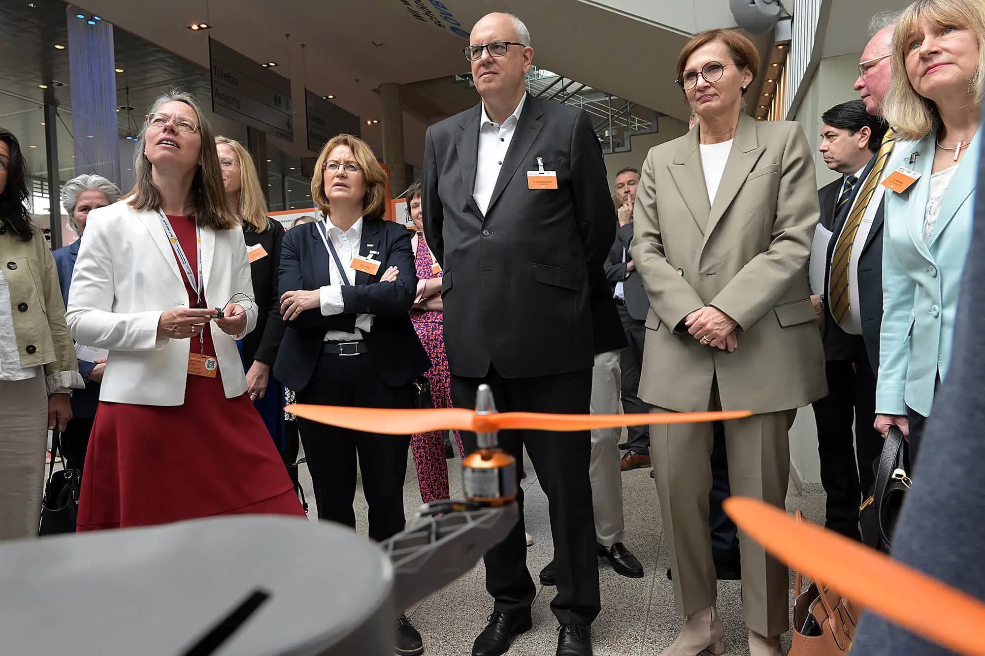 The Rekari Drone gets presented to German politicians