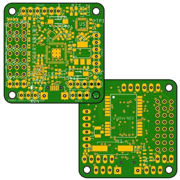 Prototype einer Platine für das Rekari-System